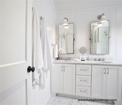 White Cottage Bathroom Cottage Bathroom Hampton Design