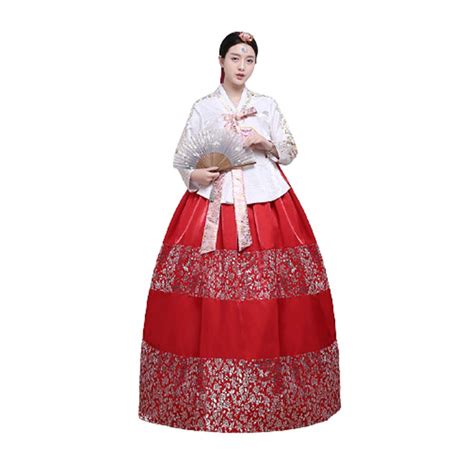 Women Hanbok Dress Traditional Korean Ceremony Costume Dangui Korean