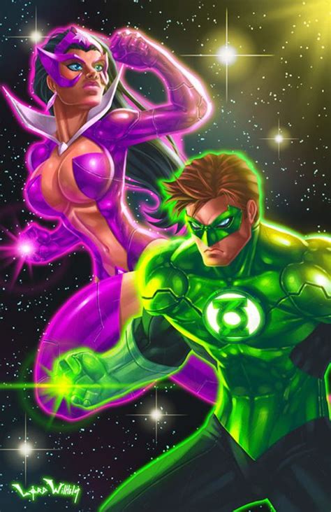 Green Lantern Star Sapphire By Peter Gutierrez Living Life One