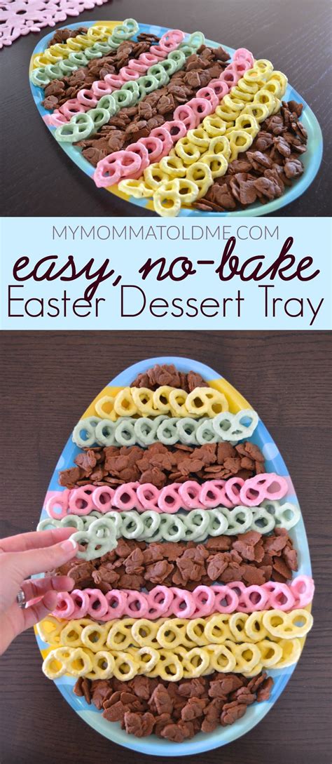Easter ideas the best collection of pinterest top pins. No-Bake Easter Dessert Tray | Easter snacks, Easter ...