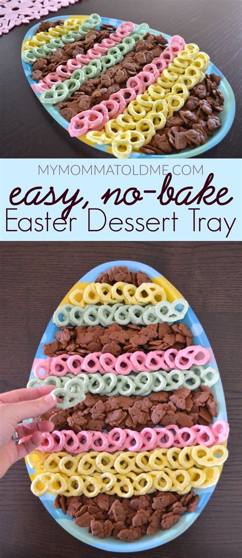 A greek yogurt dessert is a great any time of the year, but especially in the spring and following a delicious easter meal. No-Bake Easter Dessert Tray | Easter snacks, Easter ...