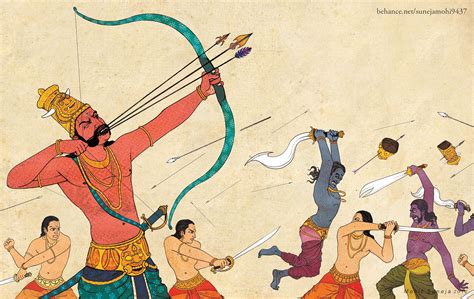 Indian Mythology Illustrations On Behance