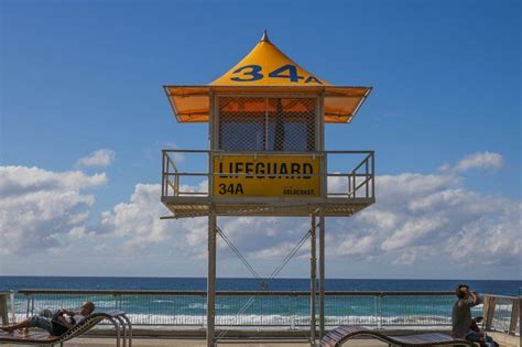 Lifeguard And Ocean Lifeguard Ocean Blue Ocean