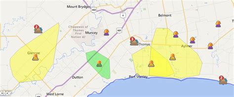 Outage hydro 1st affecting 9k reports customers area resolved snap monday map. BlackburnNews.com - Storms Knock Out Power To Thousands