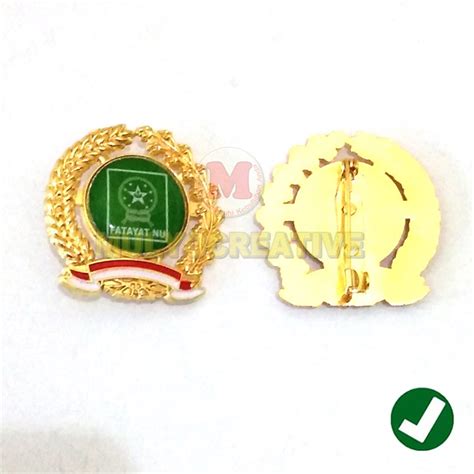 Pin Fatayat Nu Nahdlatul Ulama Emblem Model Padi Dan Kapas Pesan