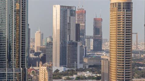 Aerial View Of Dubai International Financial Centre District