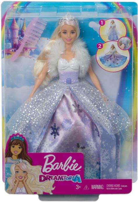 Barbie Dreamtopia Fashion Reveal Princess Doll 12 Inch Blonde With Pink Hairstreak Toys R Us