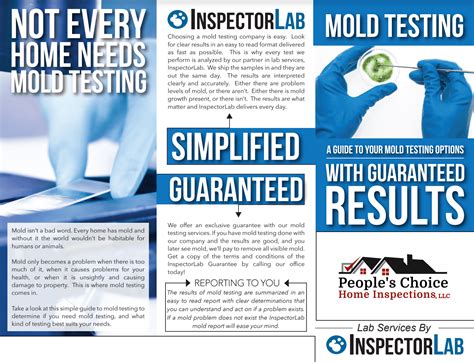Advice for home buyers, renters, occupants. Mold Testing - People's Choice Home Inspections