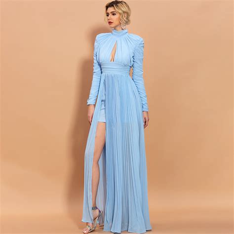 Shop online for formal dresses perfect for prom or weddings, as well as casual maxi dresses for daytime. Brooklyn Baby Blue Long Sleeve Dress - Luxette Boutique
