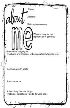 Secret santa questions secret santa questionnaire secret sister gifts prayer partner church ministry ministry ideas sisters in christ post secret girls camp. Secret Sister Information Sheet - Bing Images | Secret ...