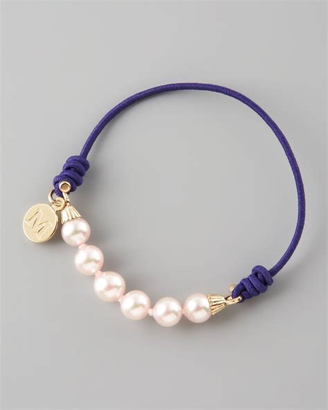 Majorica Elastic Pearl Bracelet Simple But Casualdressy At The Same