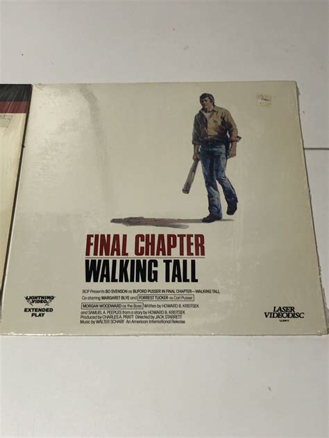 Lot Of 2 LaserDisc Walking Tall Part 2 And Walking Tall Final