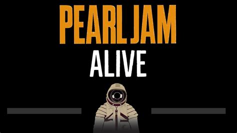 Pearl Jam Alive Cc 🎤 Karaoke Instrumental Lyrics Youtube