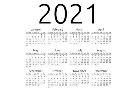 You may download these free printable 2021 calendars in pdf format. 20+ Aesthetic Calendar 2021 Design - Free Download ...