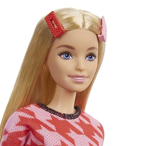 Barbie Fashionistas Doll With Long Blonde Hair And Houndstooth Crop Top