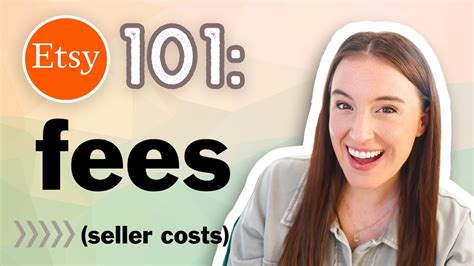 Etsy 101 Types Of Fees ＄ Etsy Fees Explained Youtube