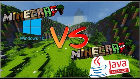 This is the best game ever with. Updated Windows 10 Edition vs. Minecraft Java [GER ...