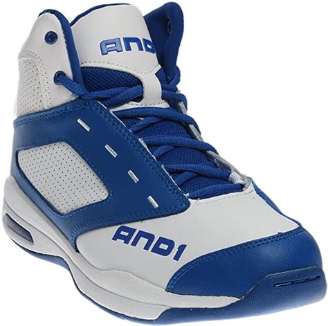 And 1 Typhoon D1090mwmw White Blue White Athletic Basketball Shoes