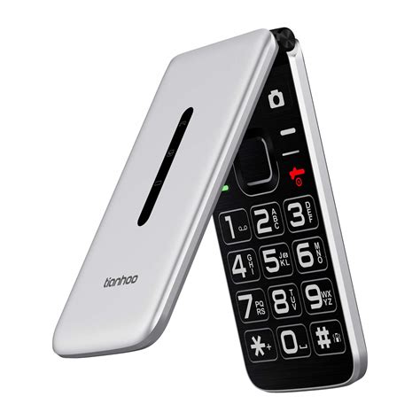 Buy Flip Phone For Seniors 4g Tianhoo Senior Flip Phone Unlocked With Big Buttons Dual Card Gsm