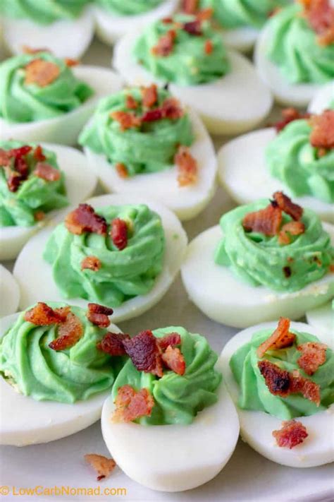 Christmas Deviled Eggs Low Carb Nomad