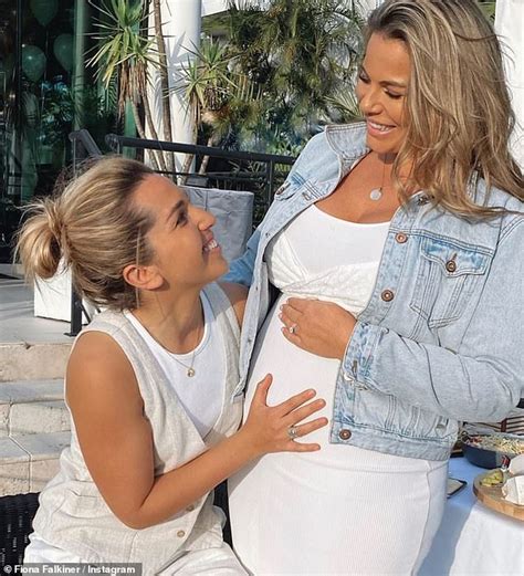 pregnant fiona falkiner reveals intimate details of her conception process daily mail online