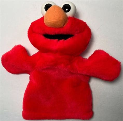 Elmo Sesame Street Hand Puppet Official Tyco 1996 Jim Henson
