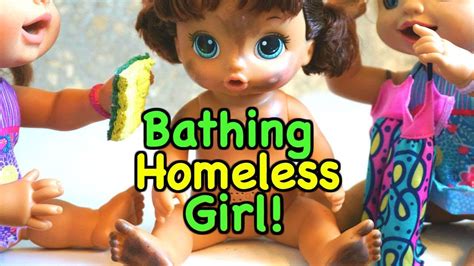 Baby Alive Homeless Honey Takes A Huge Bubble Bath To Get Clean Baby