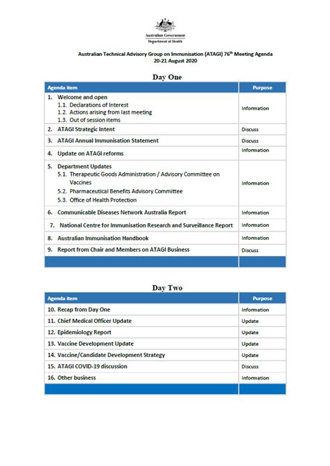 Serving the denver area since 2003, dr. ATAGI 76th meeting agenda - 20 to 21 August 2020 ...