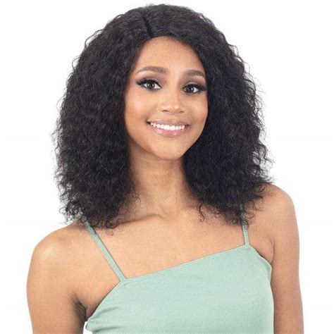 Shake N Go Naked 100 Human Hair Wet And Wavy Lace Part Wig Deep Wave