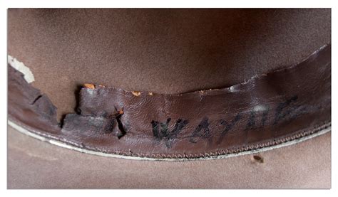 John Wayne Cowboy Hat Worn In Six Films Auction Item