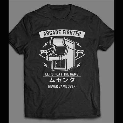 Arcade Fight Oldskool Gamer Shirt Oldskool Shirts