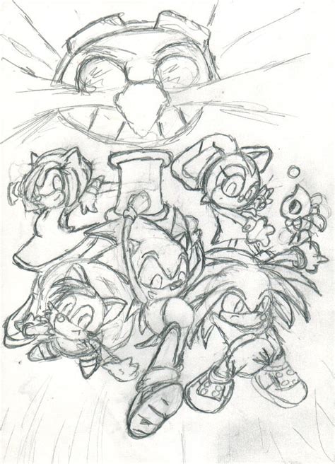 Sonic Advance Sketch By Cherriegal On Deviantart