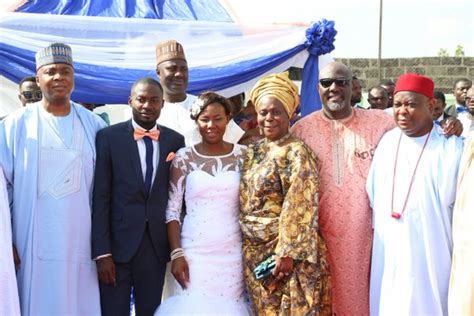 The nation's number three citizen is also pictured with his late father. Saraki At Dino Melaye's Sister's Wedding - Photos ...