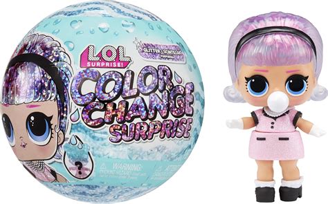 Lol Surprise Glitter Colour Change Doll Set Con 7 Sorpresas Surtido