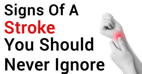 Signs Of A Stroke You Should Never Ignore