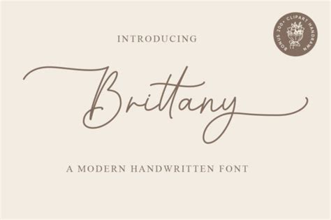 Brittany Font By Graphix Line Studio · Creative Fabrica
