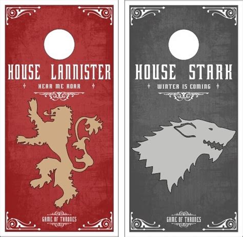 Game Of Thrones Cornhole Wraps Custom Cornhole Llc