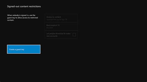 Set Up Guest Passkey On Xbox One