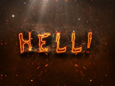 Download Free Hot 3D Burning Text Effect Mockup in PSD - DesignHooks