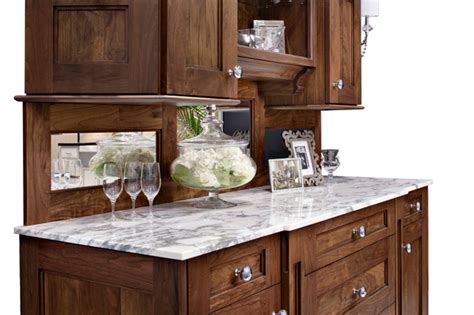 You know there are several furniture functioned as storage place like cabinet, sideboard, drawers or china cabinet. Walnut Hutch/ Buffet or Bar - Traditional - san francisco ...