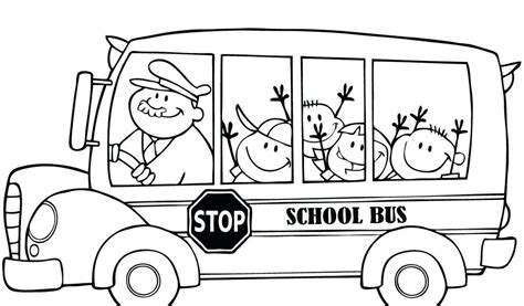 Bus Driver Coloring Pages at GetColorings.com | Free printable
