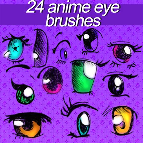 Anime Eyes Brushes By Itsreality On Deviantart