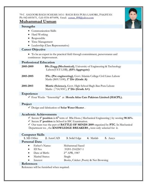 Best resume format for freshers. Job resume format - Top 5 Resume Formats For Freshers ...