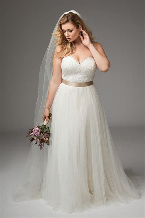 Agatha 13704 Brides Wtoo By Watters Plus Size Bridal Dresses