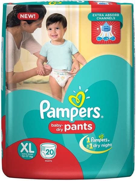 Pampers Baby Dry Pants Diapers 20 Pcs Xl Price In India