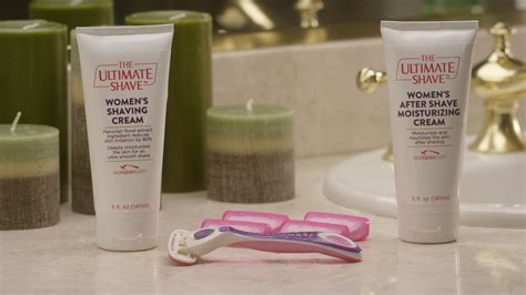 try the ultimate shave for women moisturizer cream woman shaving beauty secrets