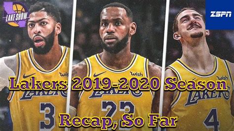 So print out the first 2020 nba playoff bracket we put forth above in pdf here. Lakers 2019-2020 NBA Season Recap So Far | NBA Return Mid ...