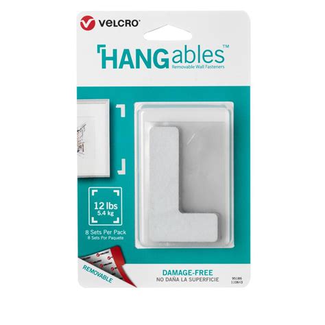 Velcro Brand Hangables Removable Wall Fasteners 3 In X 1 34 In