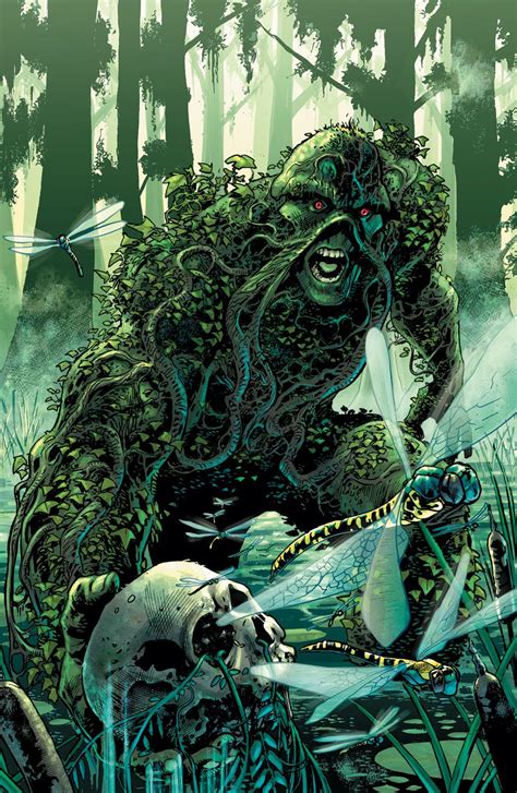Secret Origins 9 Swamp Thing By Bryan Hitch Dc Comics Art