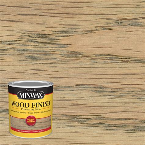 Minwax Wood Finish Classic Grey Oil Based Interior Stain Actual Net